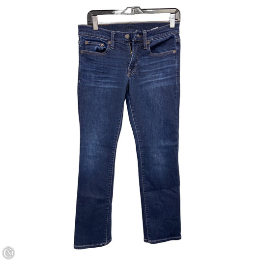 Jeans Straight By Lucky Brand In Blue Denim, Size: 4