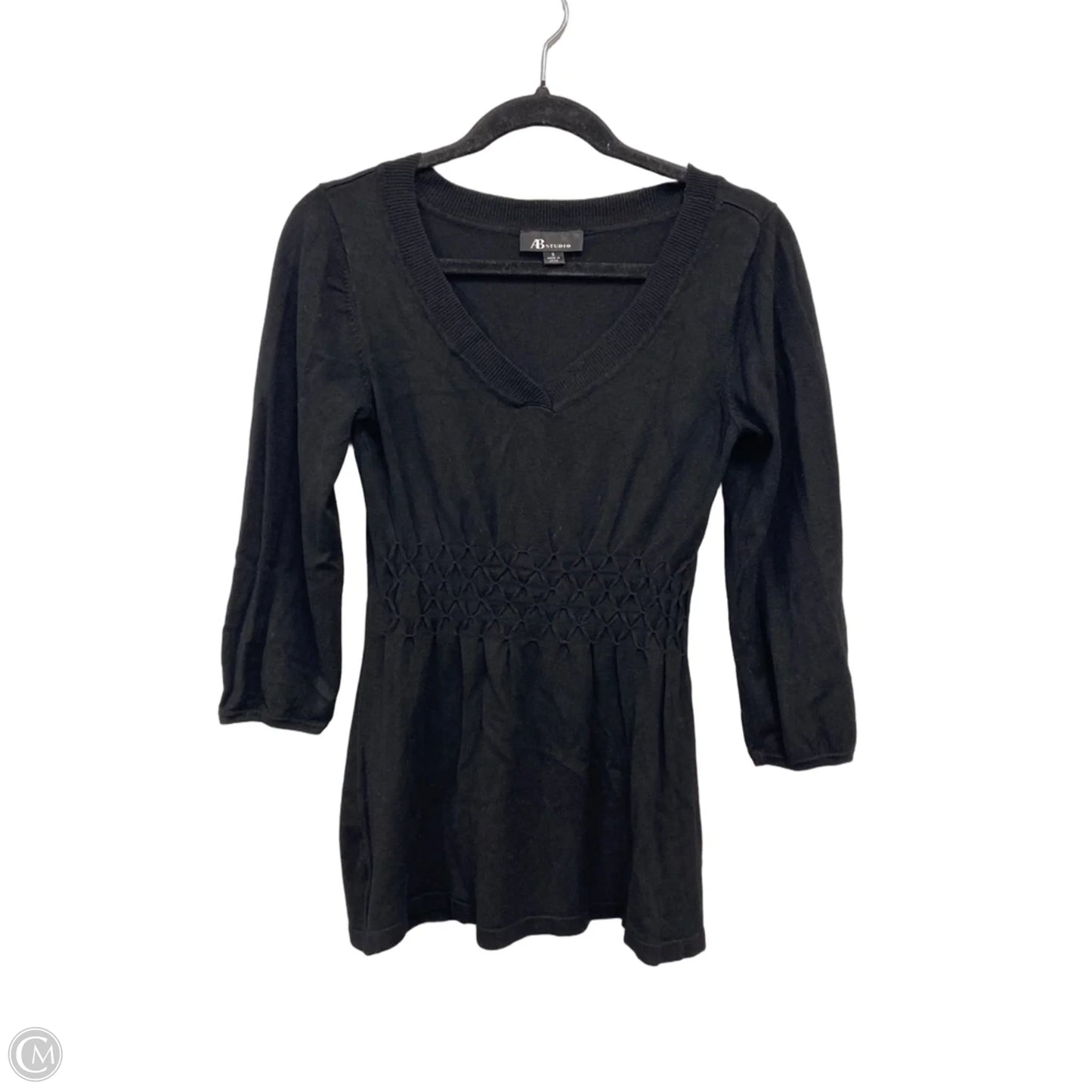 Sweater By Ab Studio In Black, Size: S