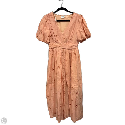Dress Casual Maxi By Clothes Mentor In Orange, Size: L