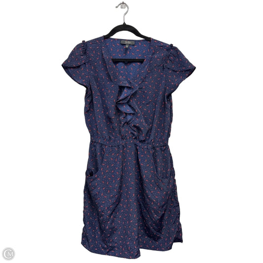 Dress Casual Short By Jessica Simpson In Blue & Red, Size: L