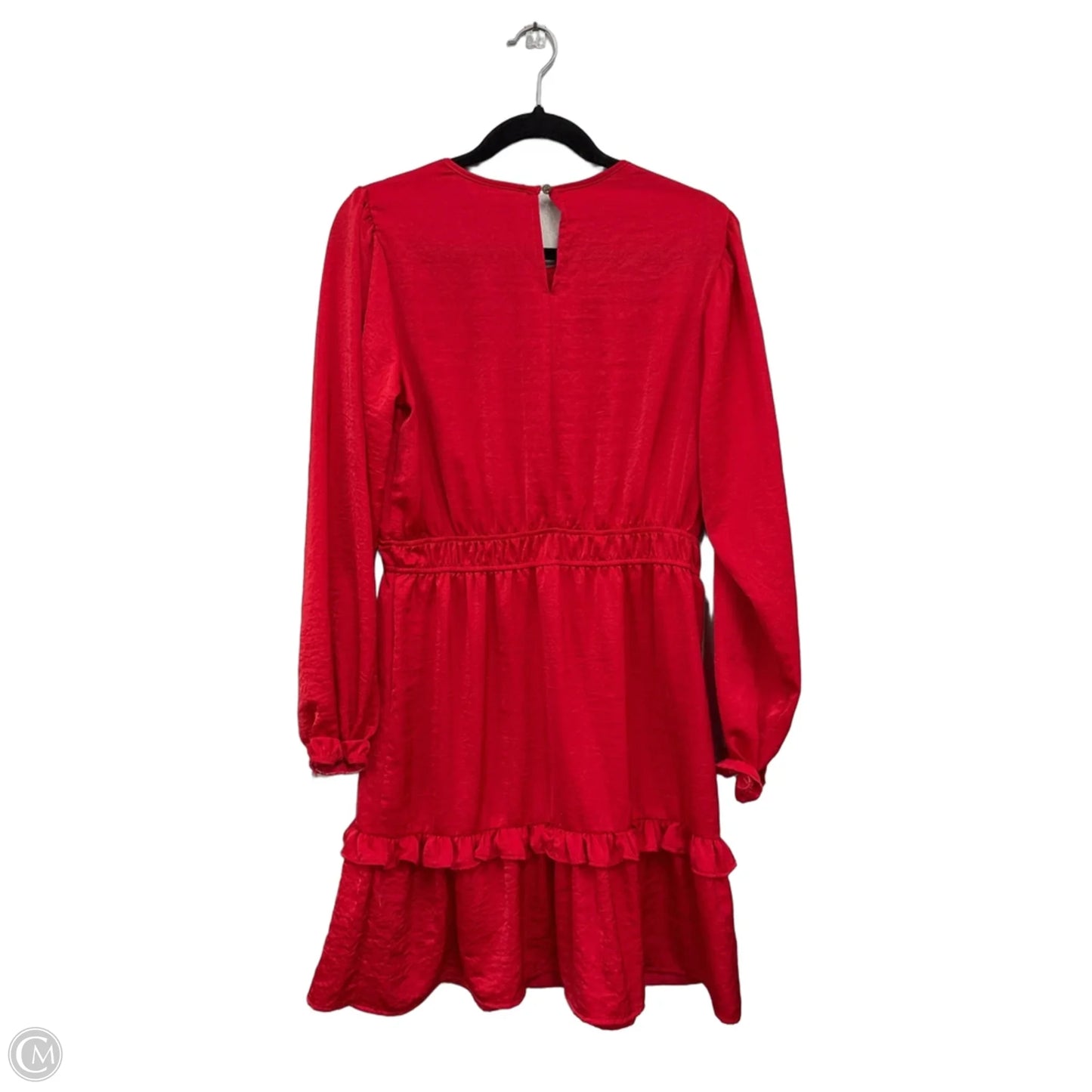 Dress Casual Short By Knox Rose In Red, Size: M