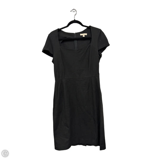 Dress Casual Midi By Banana Republic In Black, Size: 14