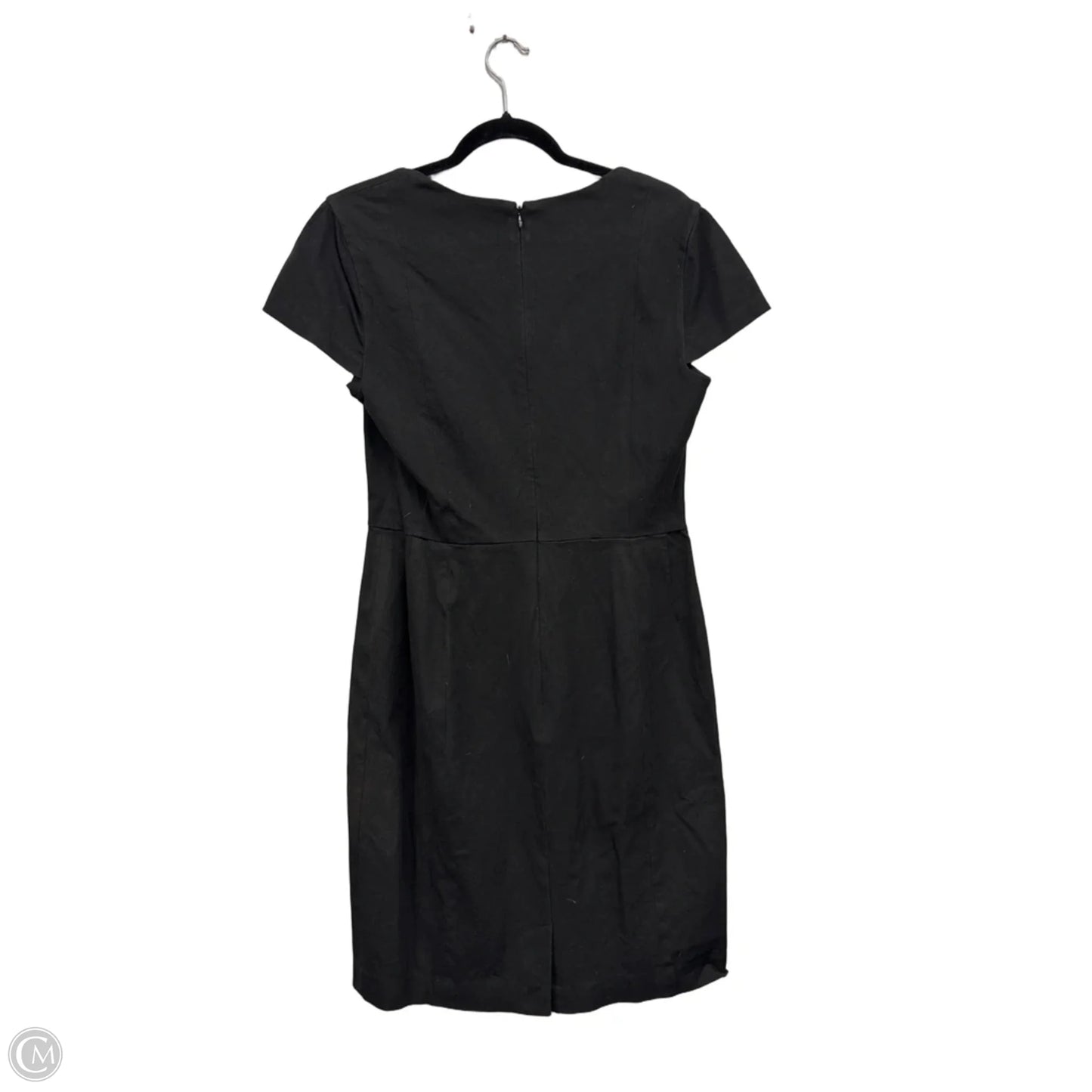 Dress Casual Midi By Banana Republic In Black, Size: 14