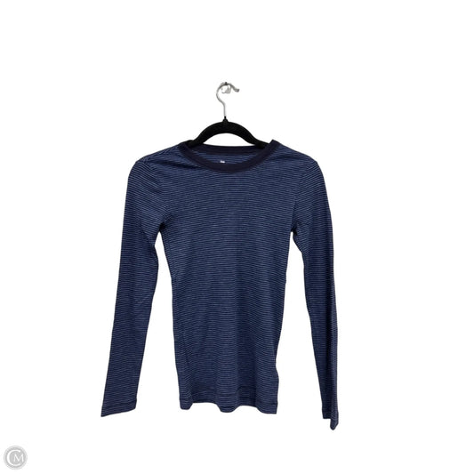 Top Long Sleeve Basic By Gap In Blue, Size: Xs