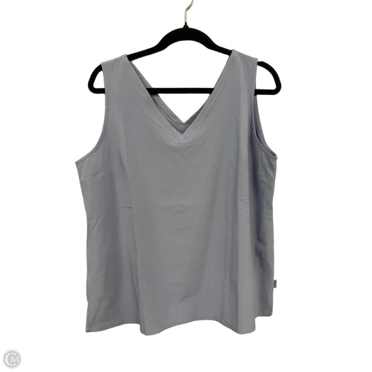 Top Sleeveless By Eddie Bauer In Blue, Size: L