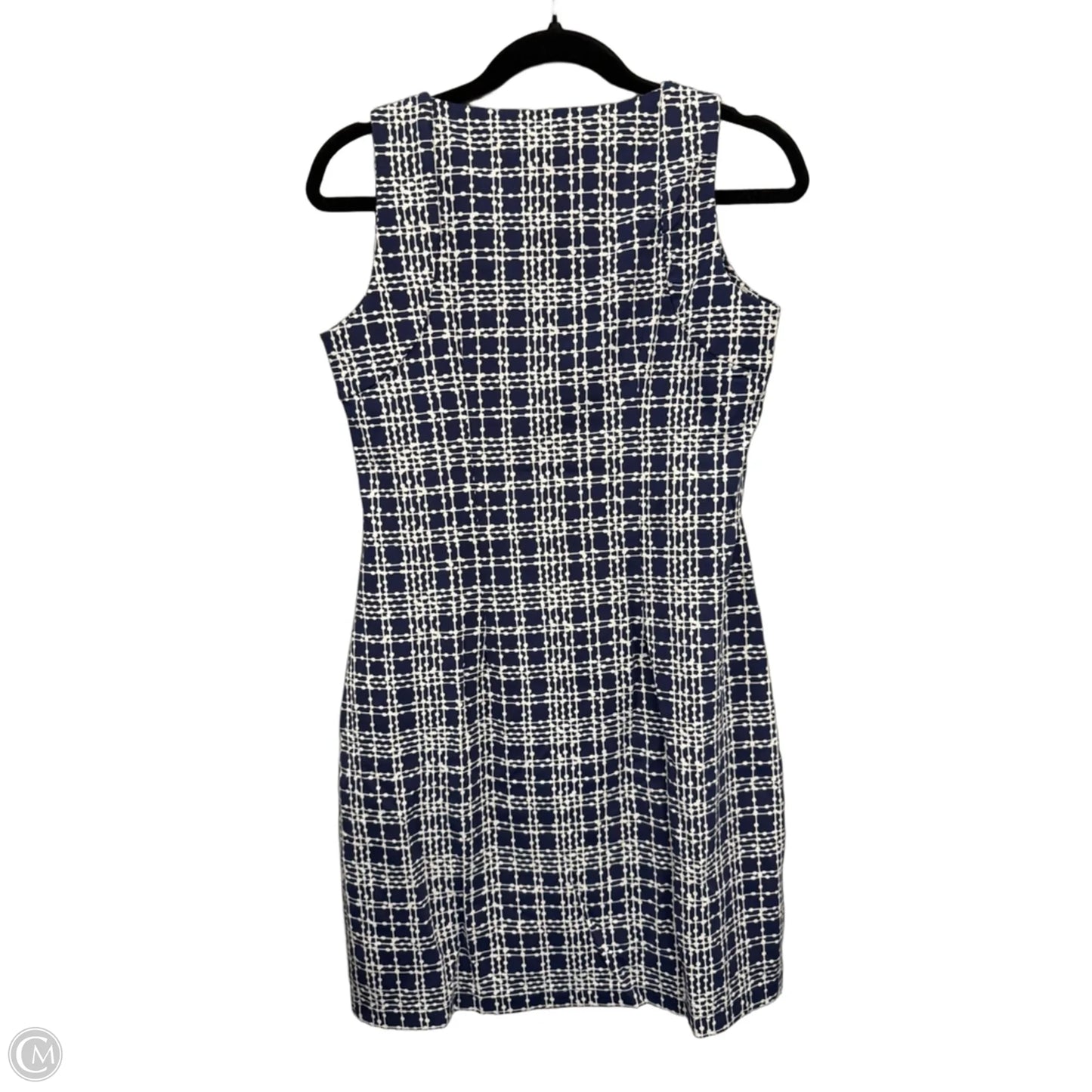 Dress Casual Short By Clothes Mentor In Blue & White, Size: S