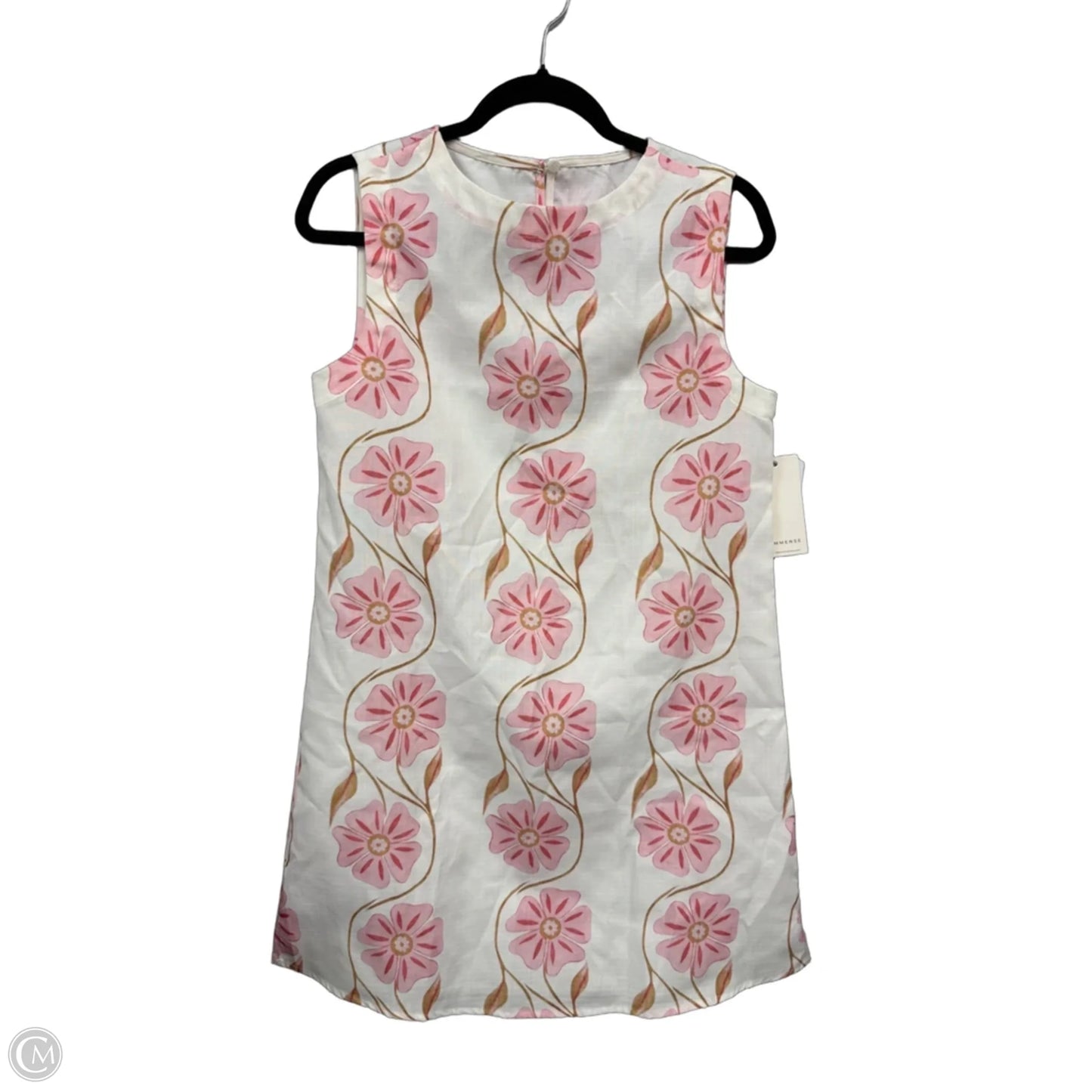 Dress Casual Maxi By Commense In Pink & White, Size: S