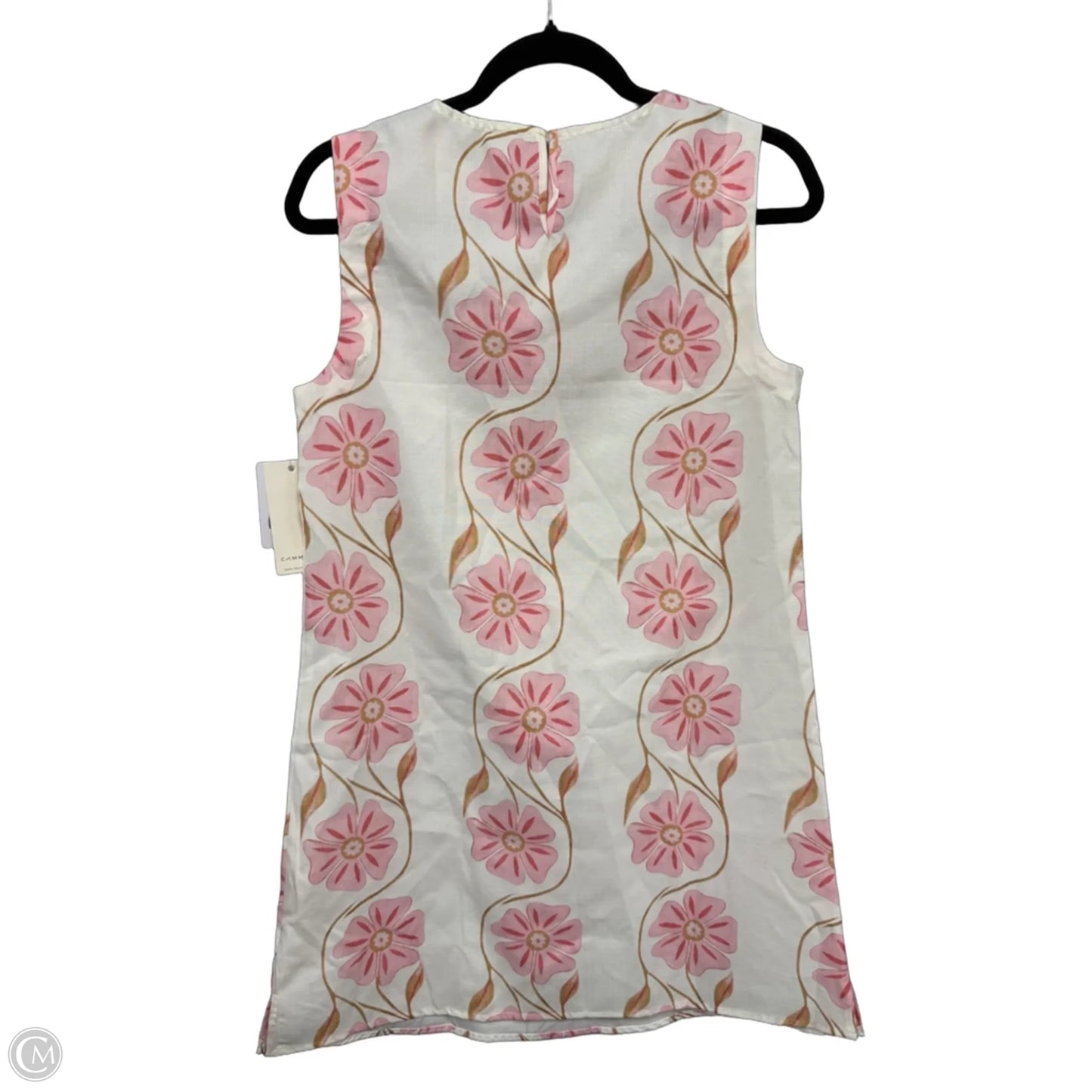 Dress Casual Maxi By Commense In Pink & White, Size: S