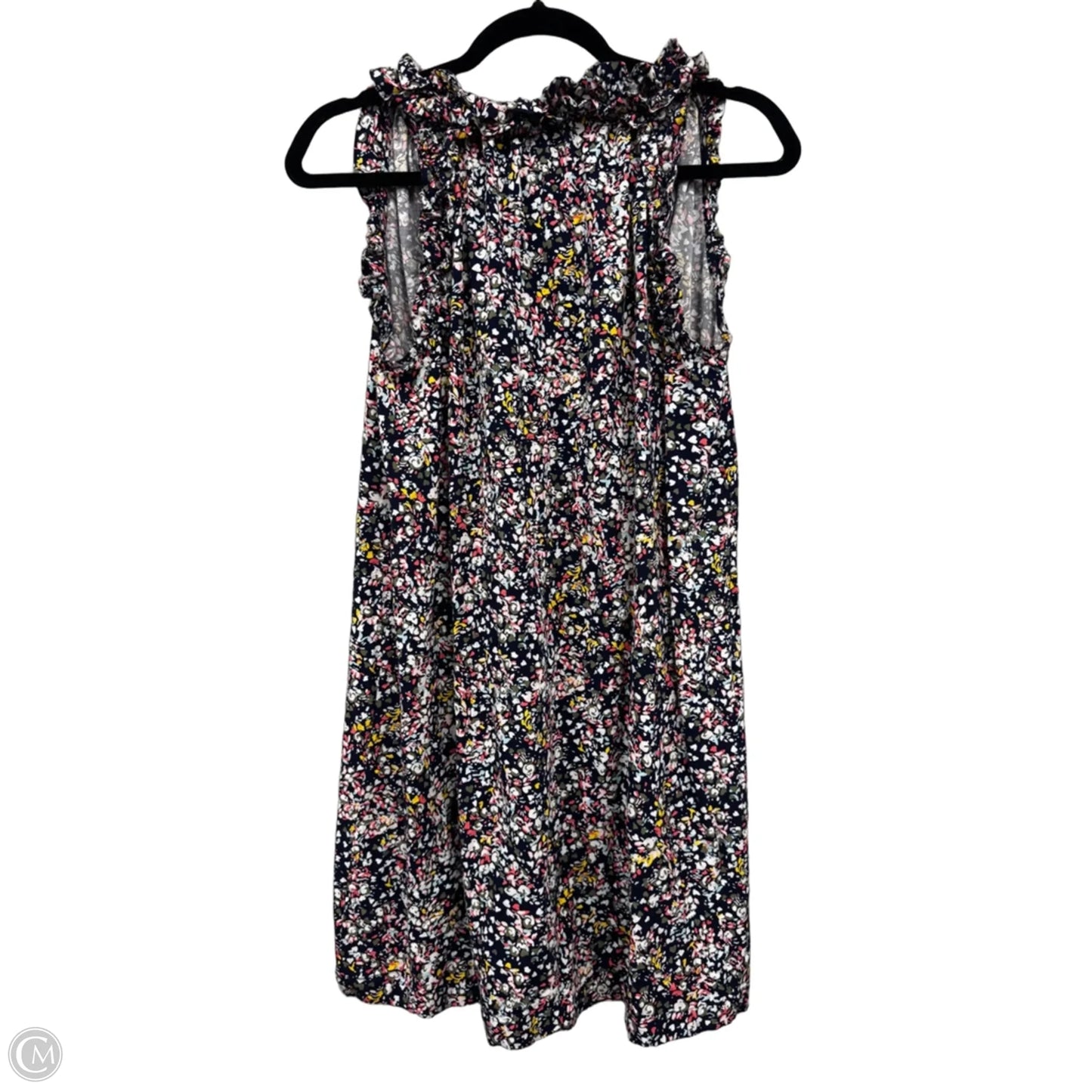 Dress Casual Short By Crown And Ivy In Blue & Pink, Size: M