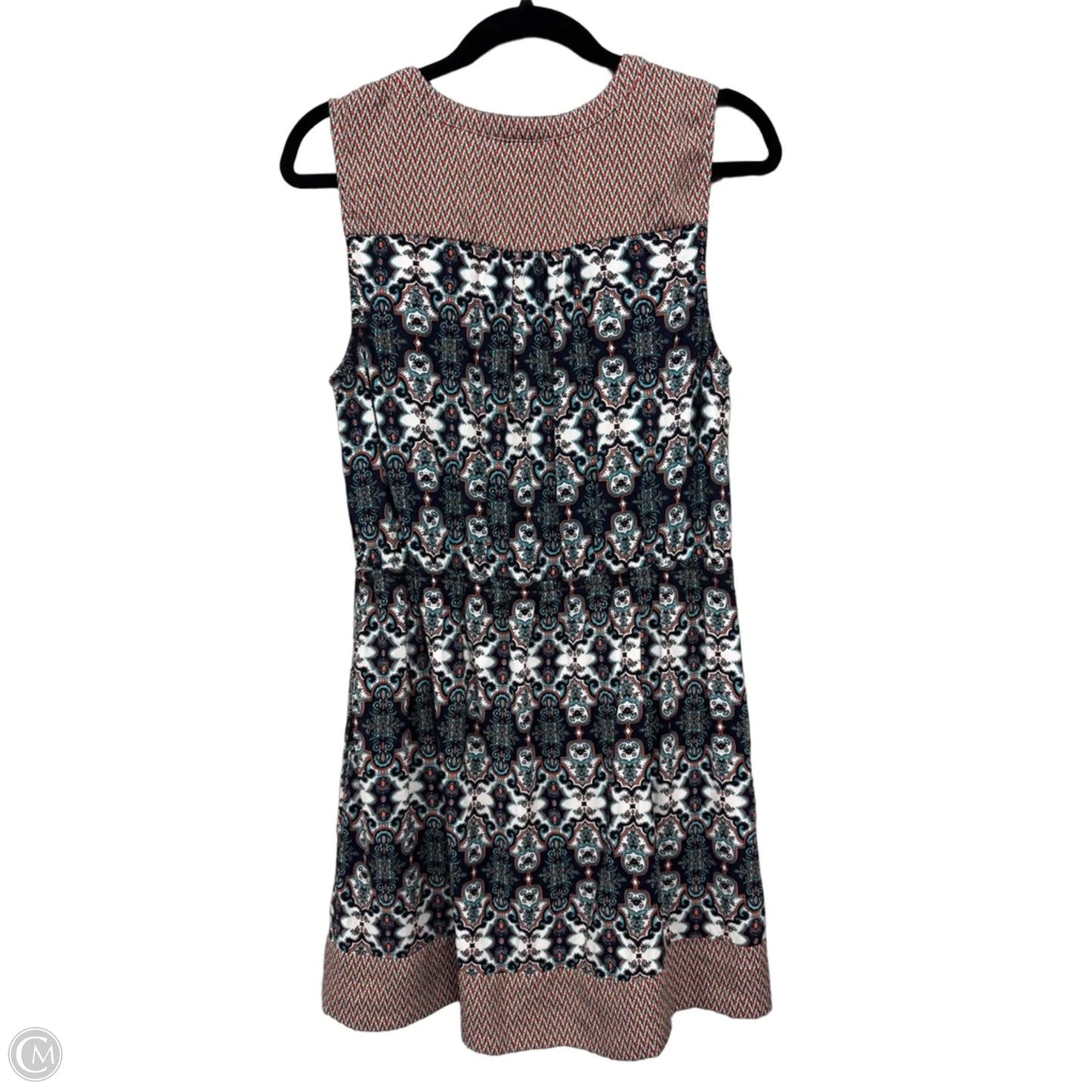 Dress Casual Short By Dr2 In Blue & Orange, Size: M