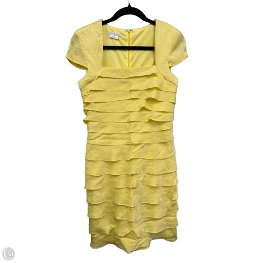 Dress Party Short By London Times In Yellow, Size: 4