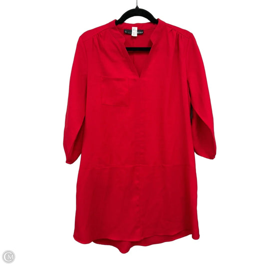 Dress Casual Short By Clothes Mentor In Red, Size: L