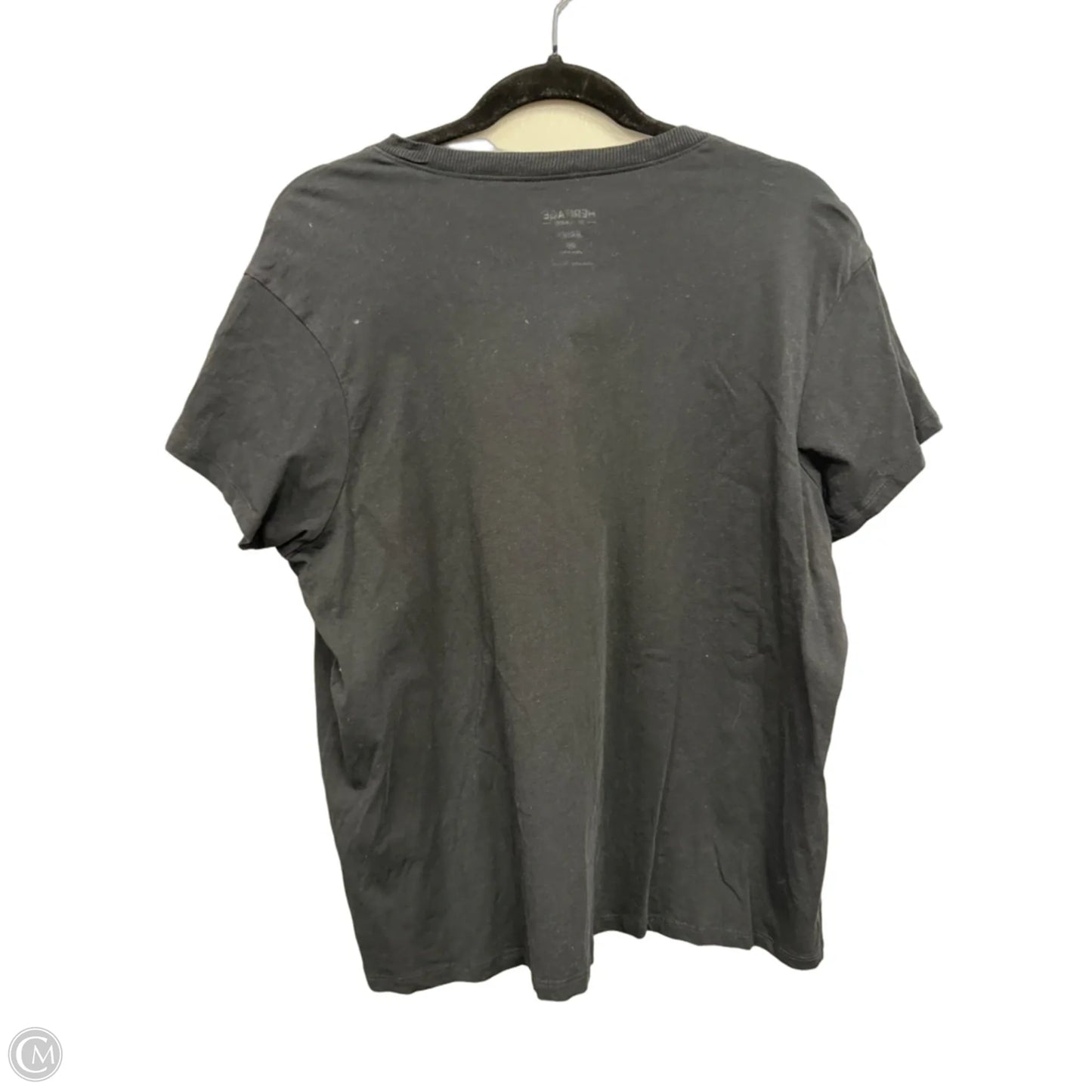 Top Short Sleeve Basic By Torrid In Black & White, Size: M