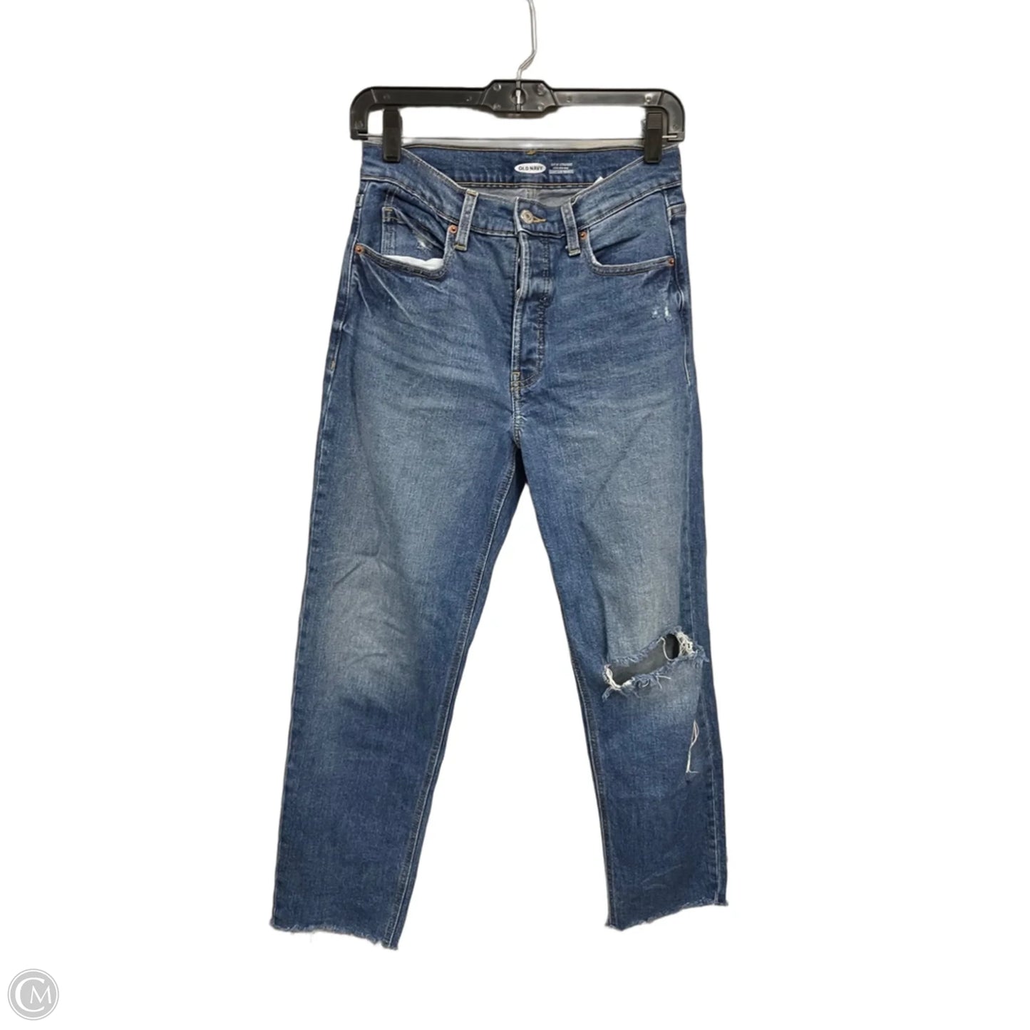 Jeans Straight By Old Navy In Blue Denim, Size: 2