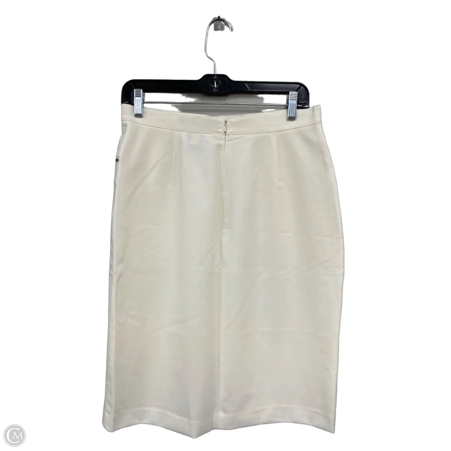 Skirt Midi By Moda Intl In Cream, Size: 10