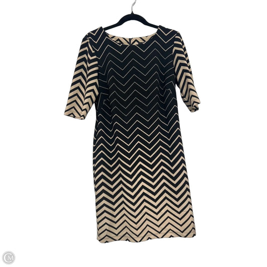 Dress Casual Short By Connected Apparel In Black & Cream, Size: 10