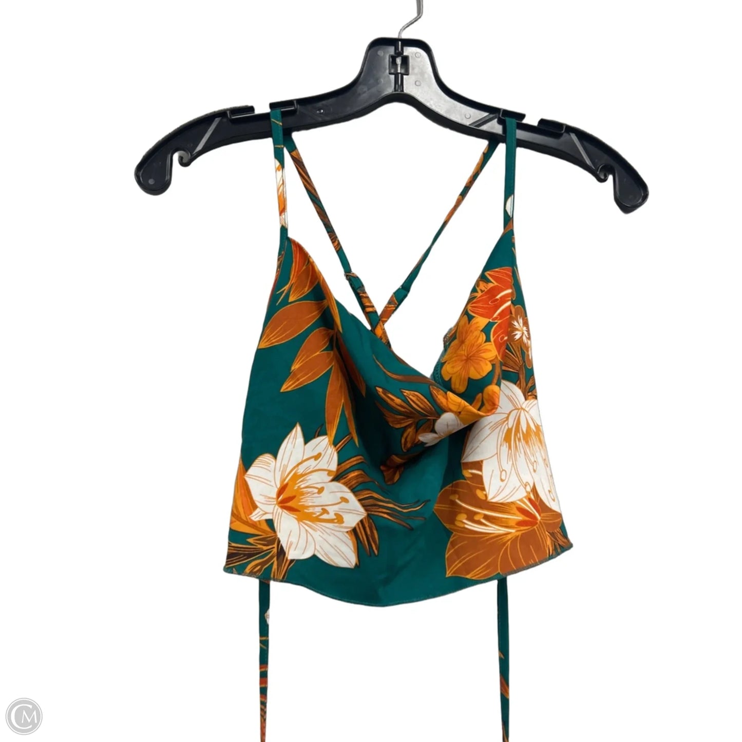 Skirt Set 2pc By Shein In Green & Orange, Size: M