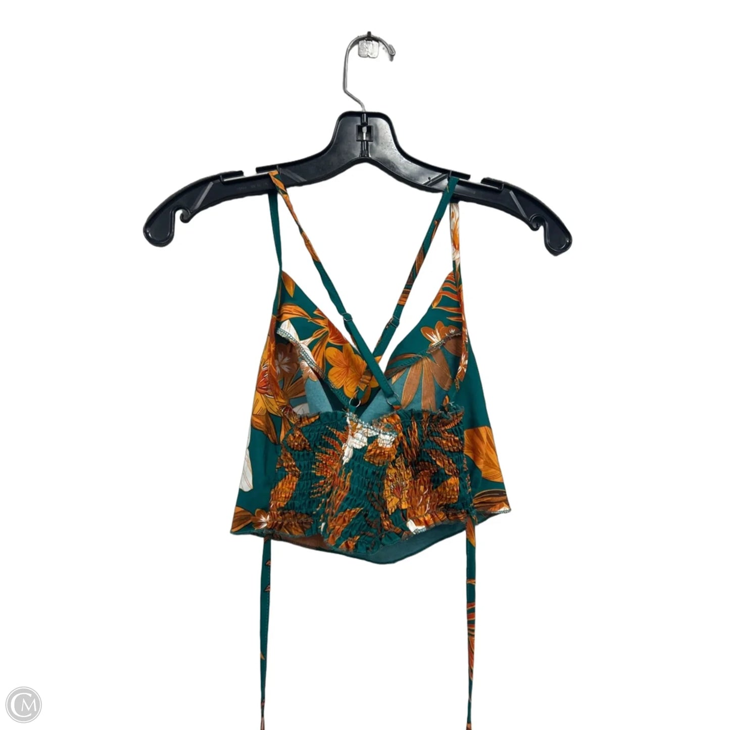 Skirt Set 2pc By Shein In Green & Orange, Size: M