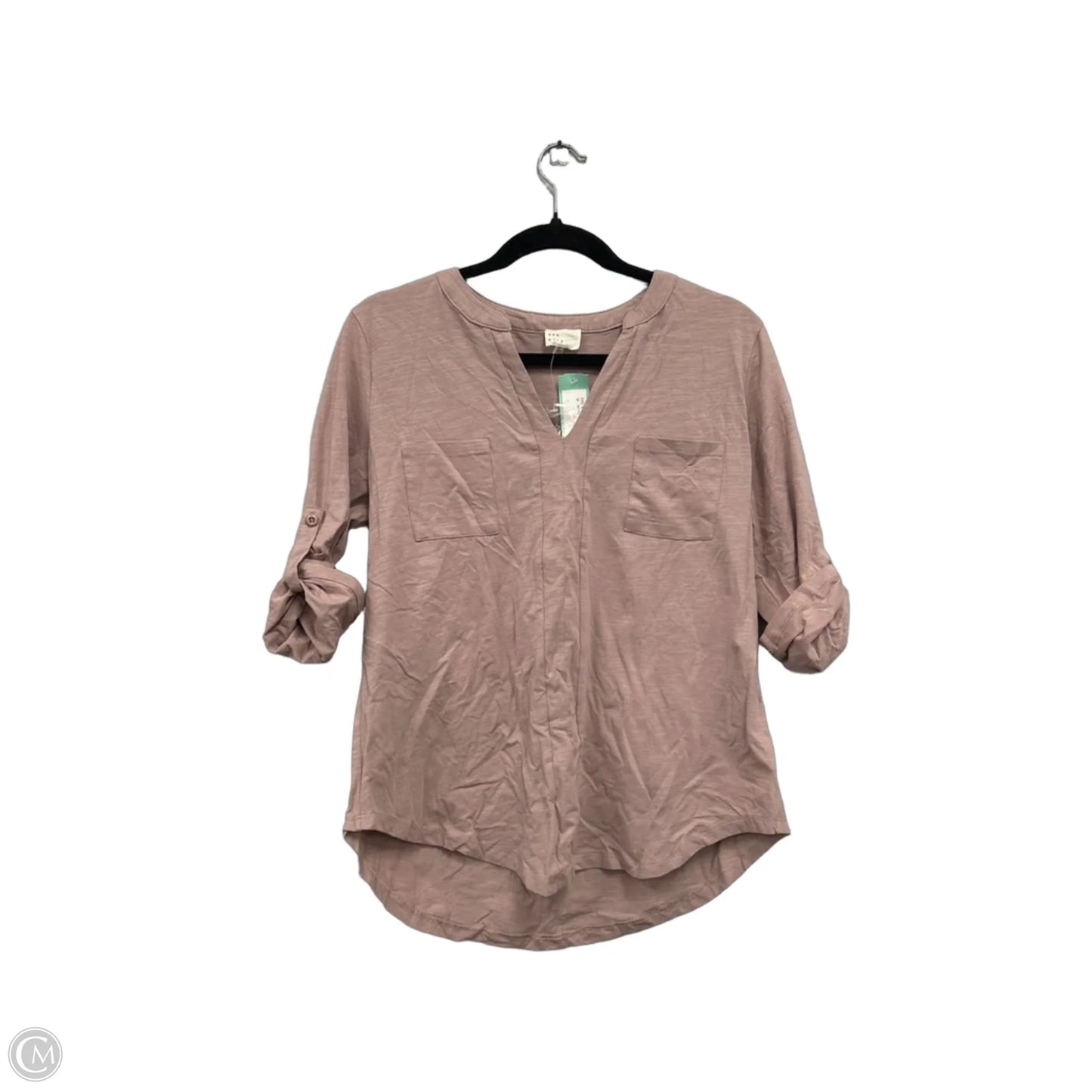 Top 3/4 Sleeve By Dee Elly In Purple, Size: M