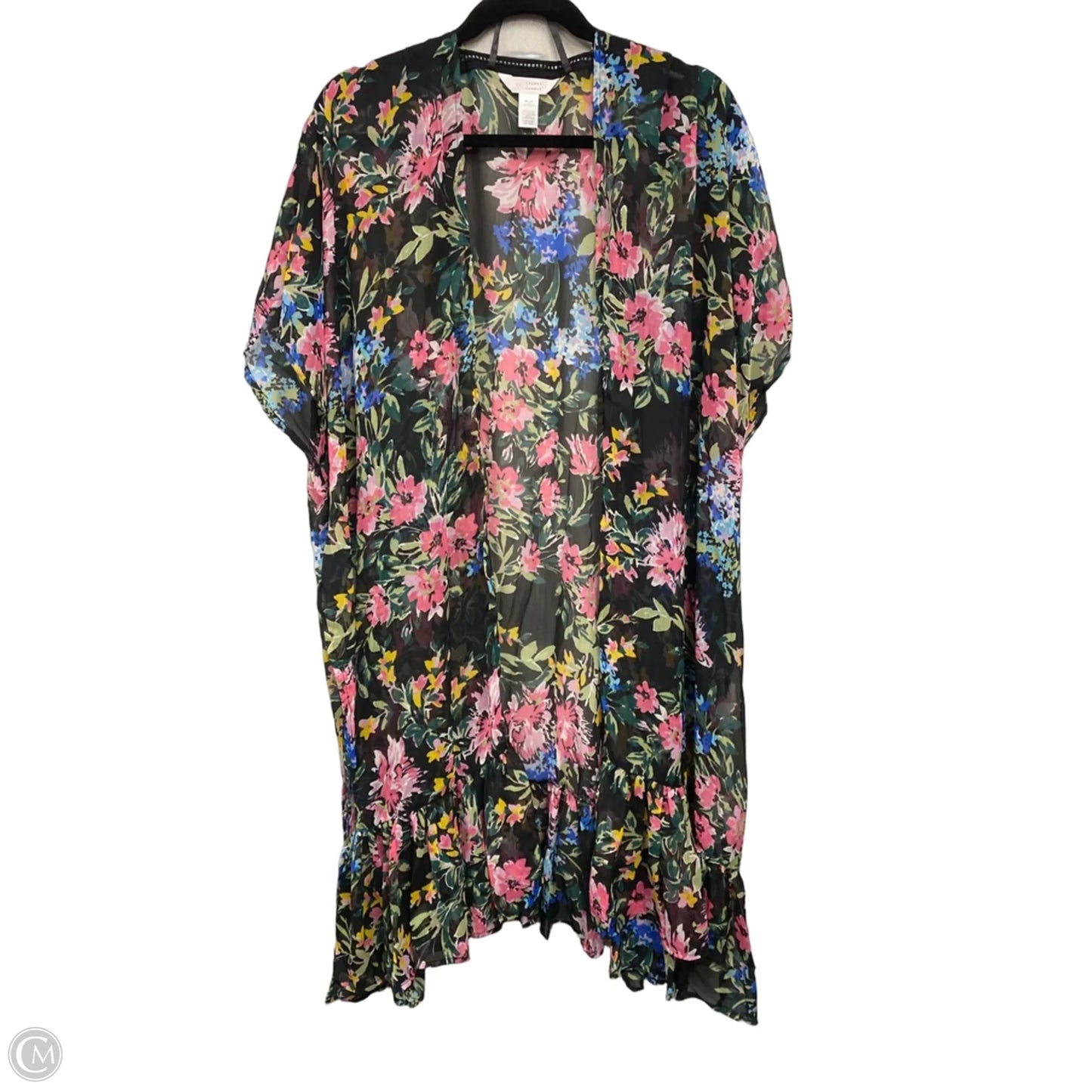 Kimono By Lc Lauren Conrad In Black & Pink