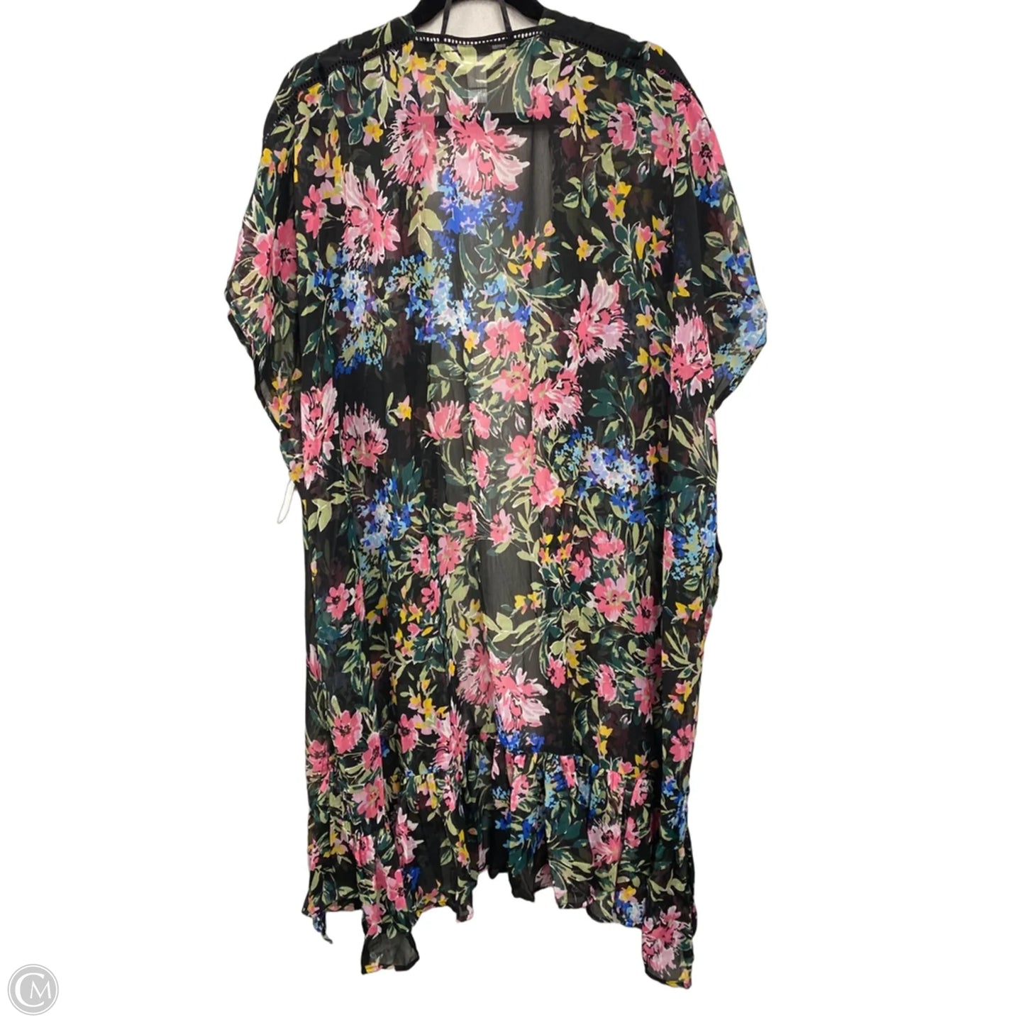 Kimono By Lc Lauren Conrad In Black & Pink