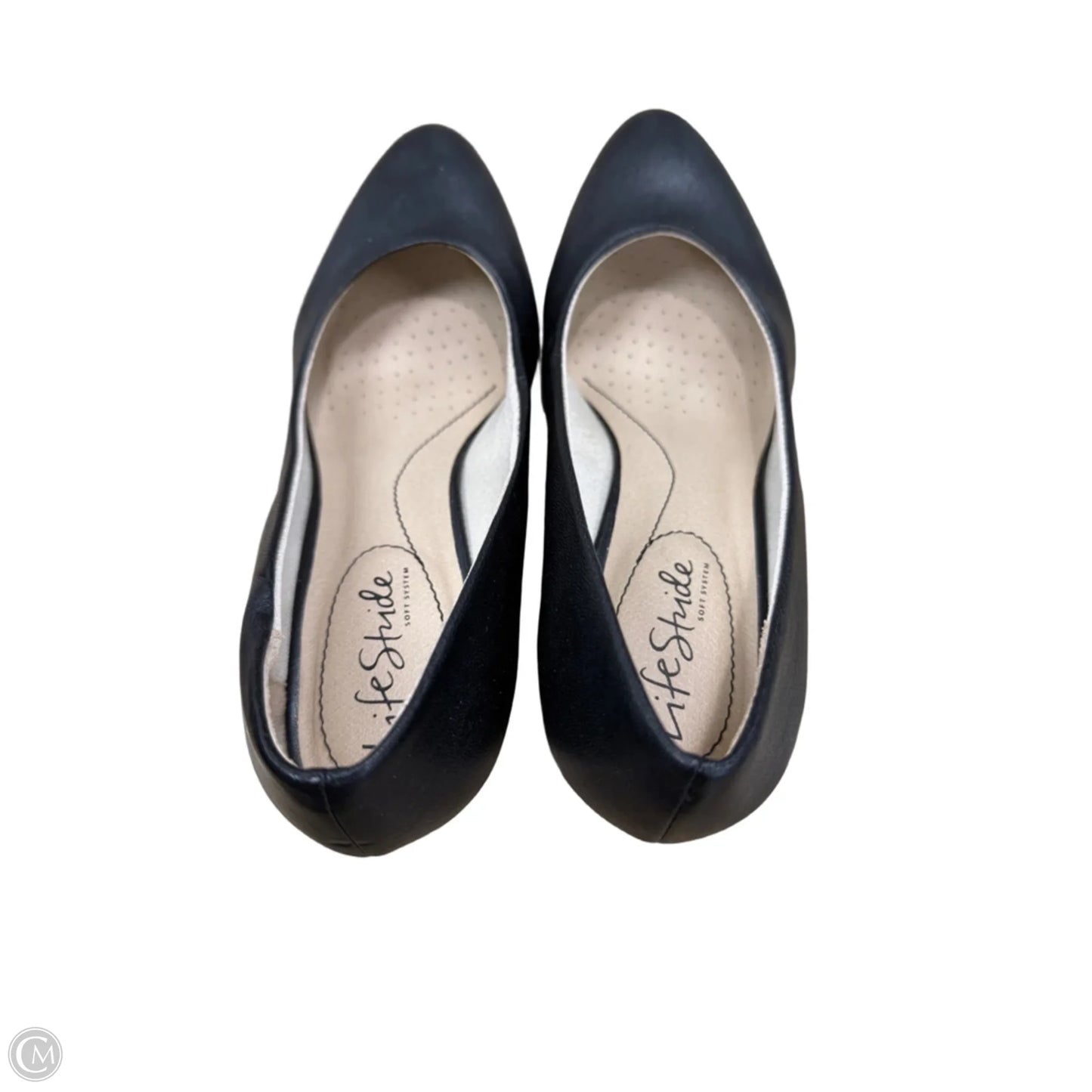 Shoes Heels Wedge By Life Stride In Black, Size: 7.5