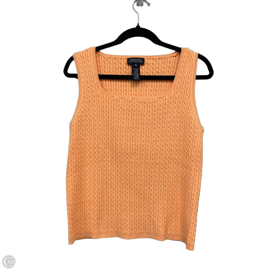 Top Sleeveless By Jones New York In Orange, Size: Xl
