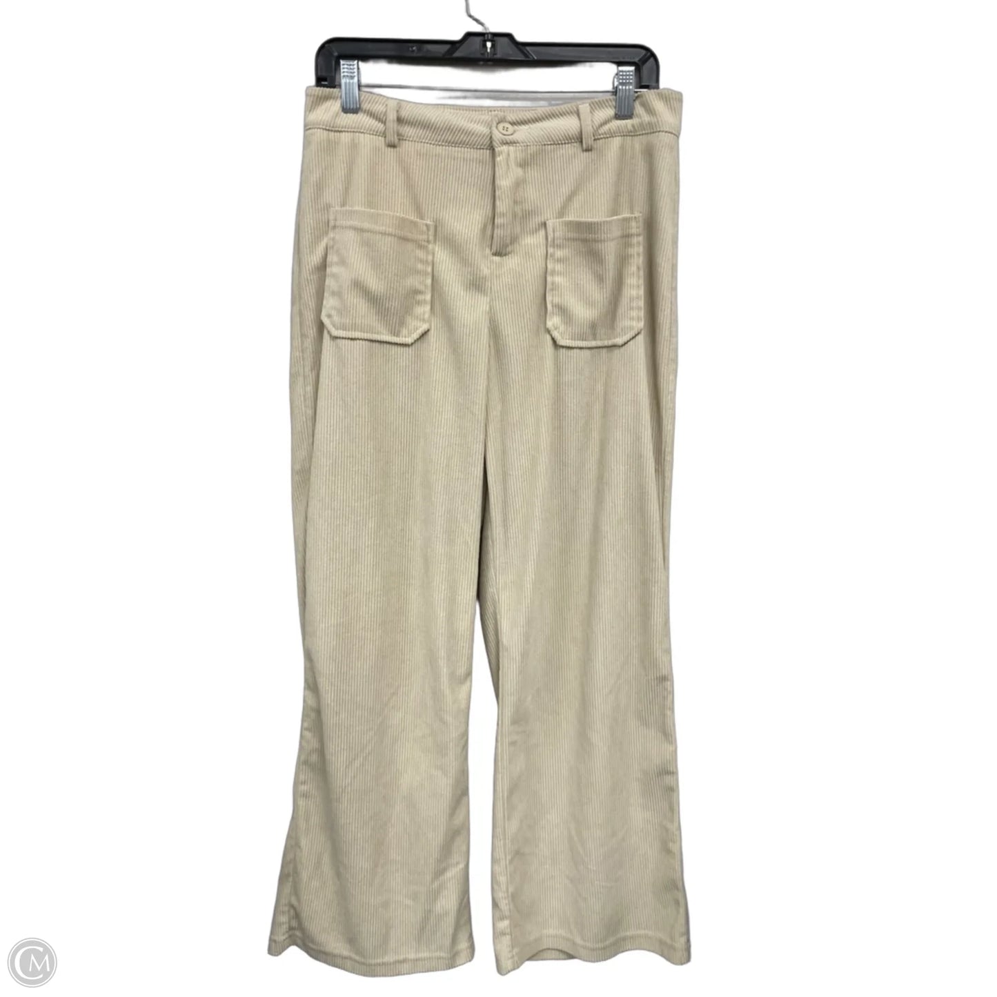 Pants Wide Leg By Clothes Mentor In Cream, Size: M