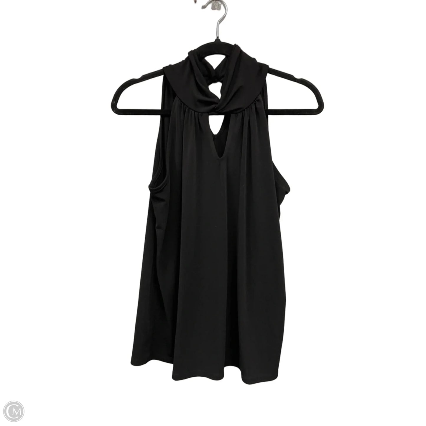 Top Sleeveless Basic By Adrianna Papell In Black, Size: M