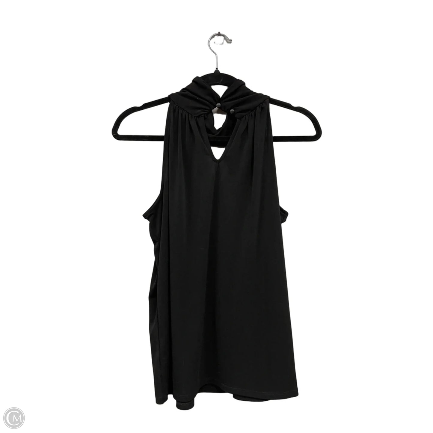 Top Sleeveless Basic By Adrianna Papell In Black, Size: M