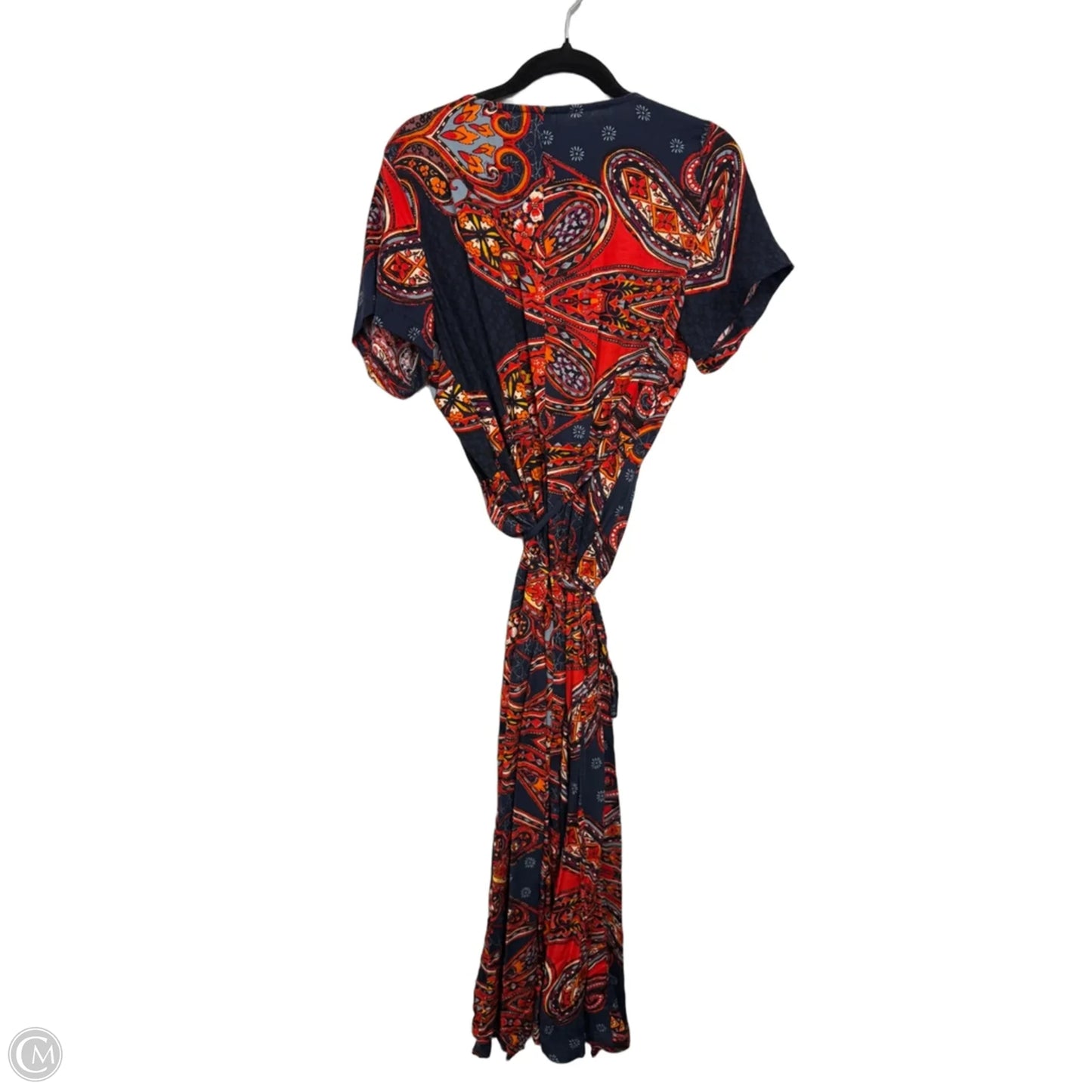 Dress Casual Maxi By Lascana In Blue & Red, Size: 12