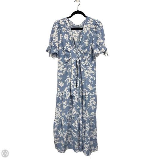 Dress Casual Maxi By Btfbm In Blue & White, Size: Xl