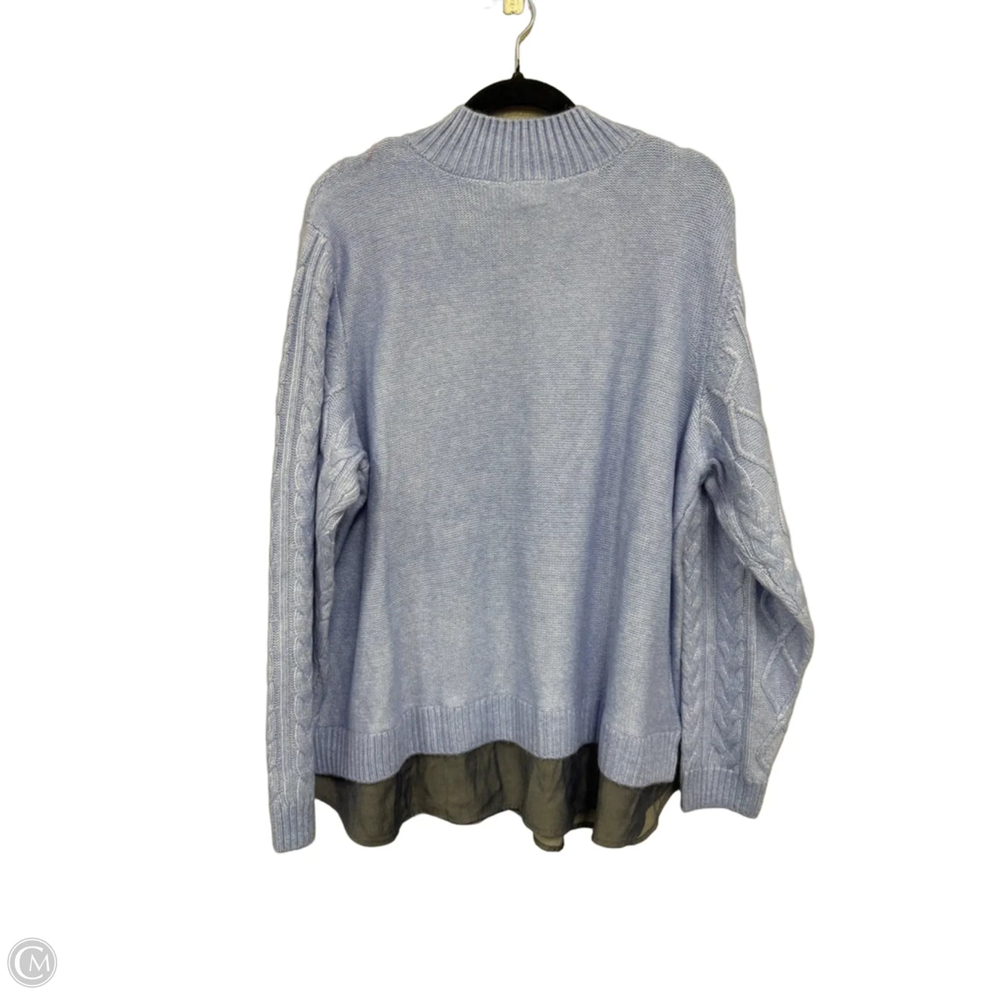 Sweater By Joan Rivers In Blue, Size: 2x