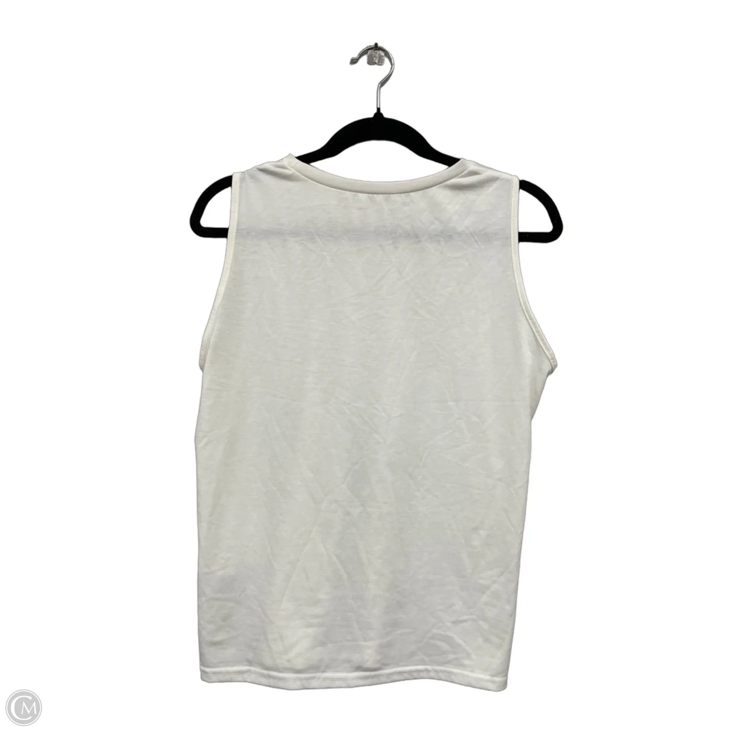 Top Sleeveless Basic By Shein In White, Size: L