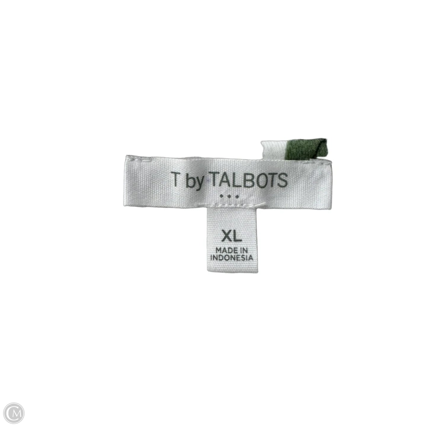 Top Short Sleeve Basic By Talbots In Pink & White, Size: Xl