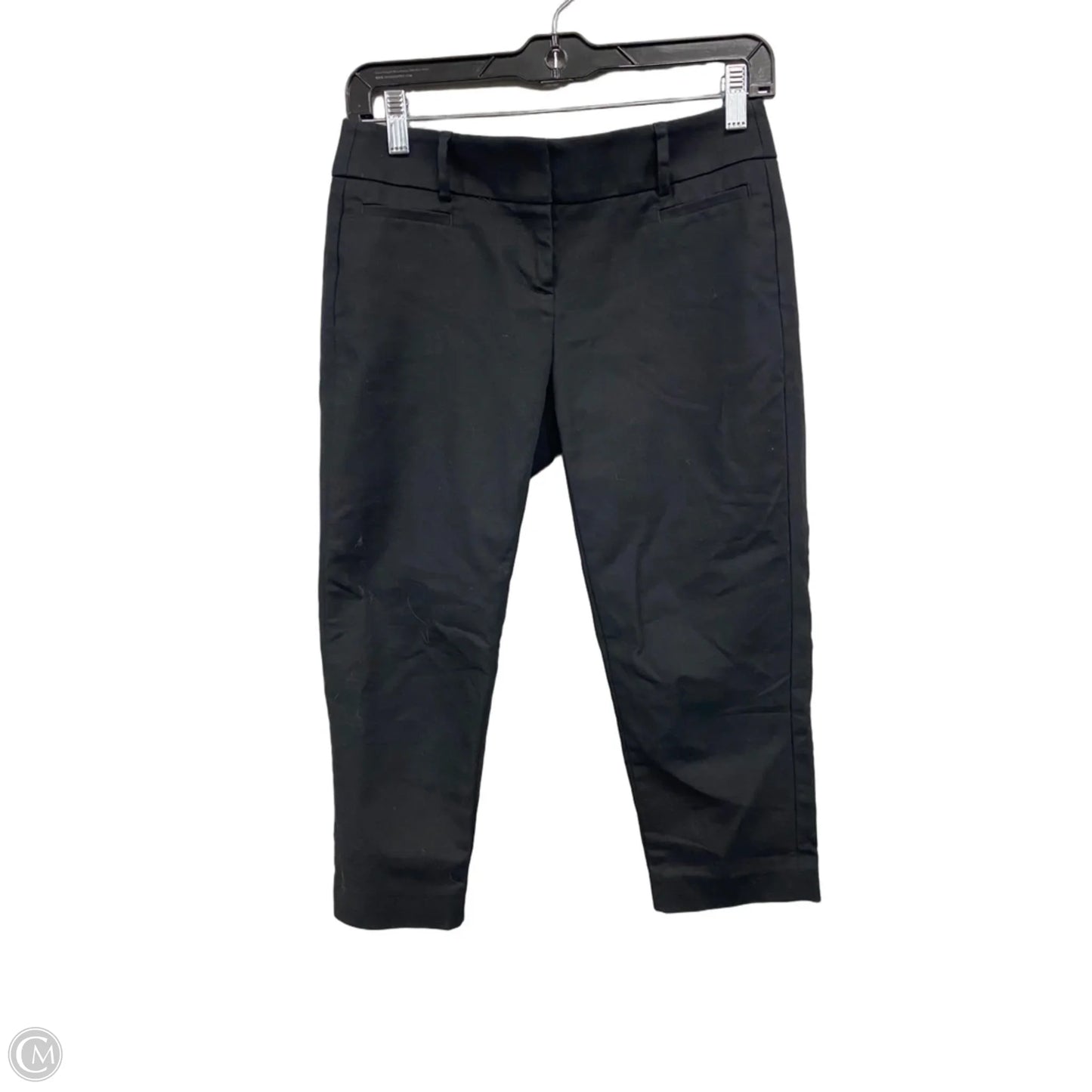 Pants Cropped By Loft In Black, Size: 0p