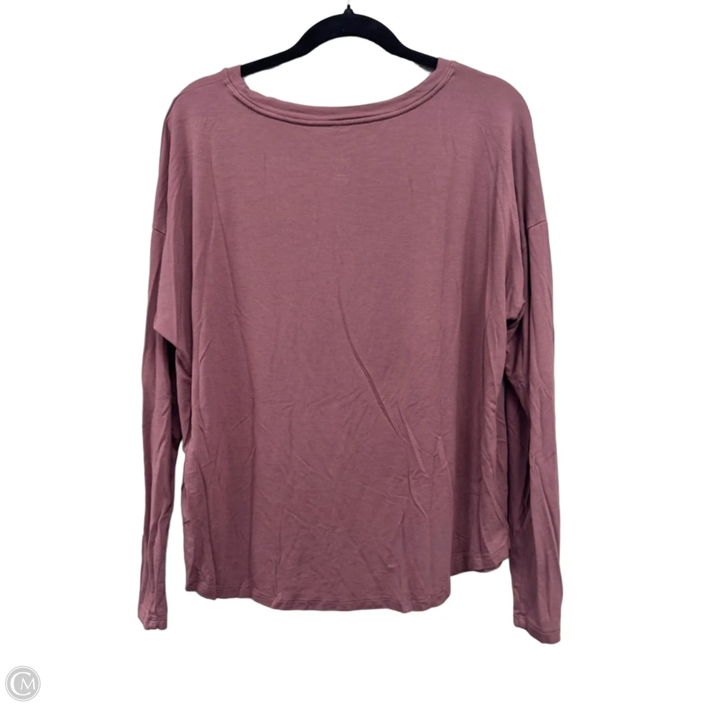 Top Long Sleeve Basic By A New Day In Pink, Size: Xl