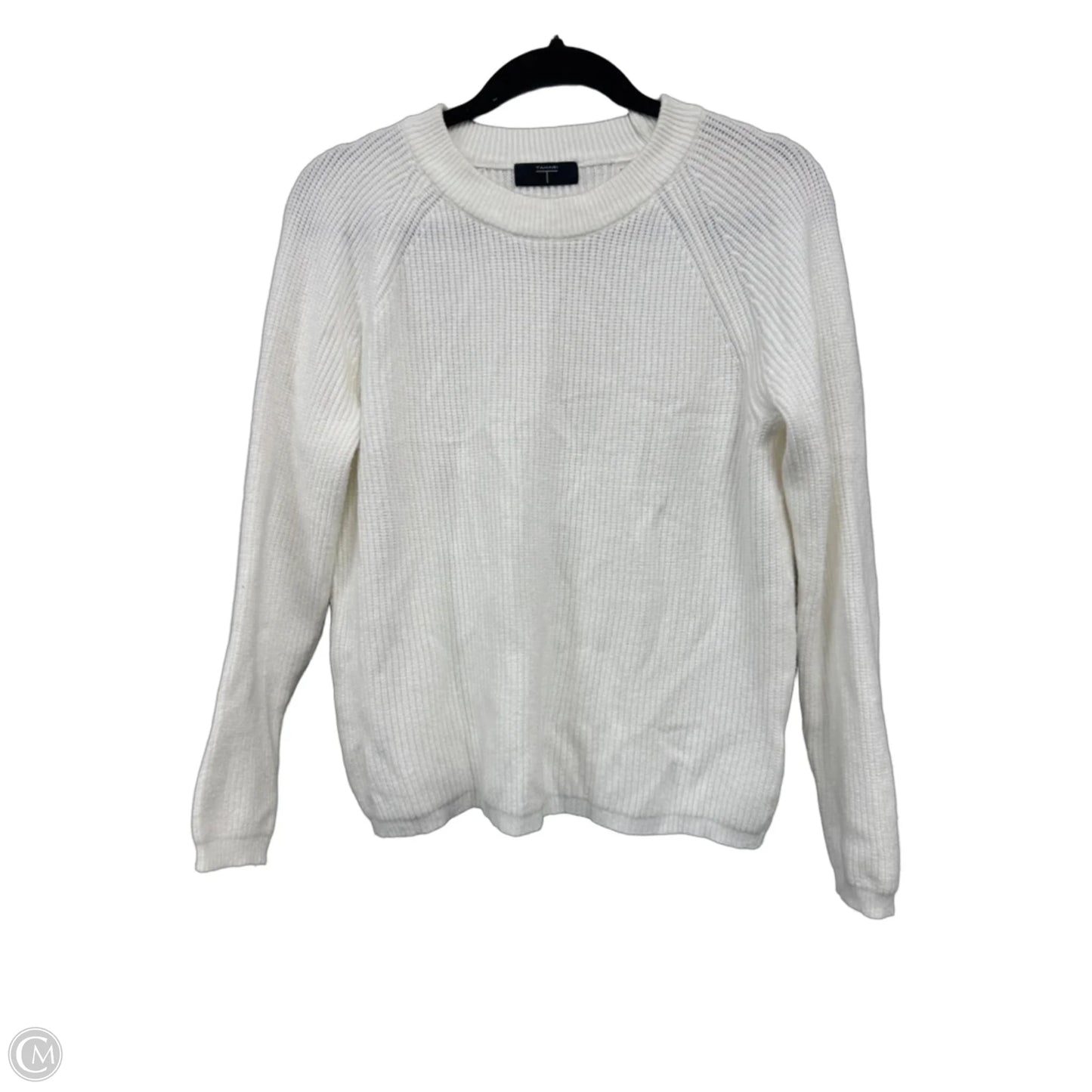 Sweater By Tahari In White, Size: M