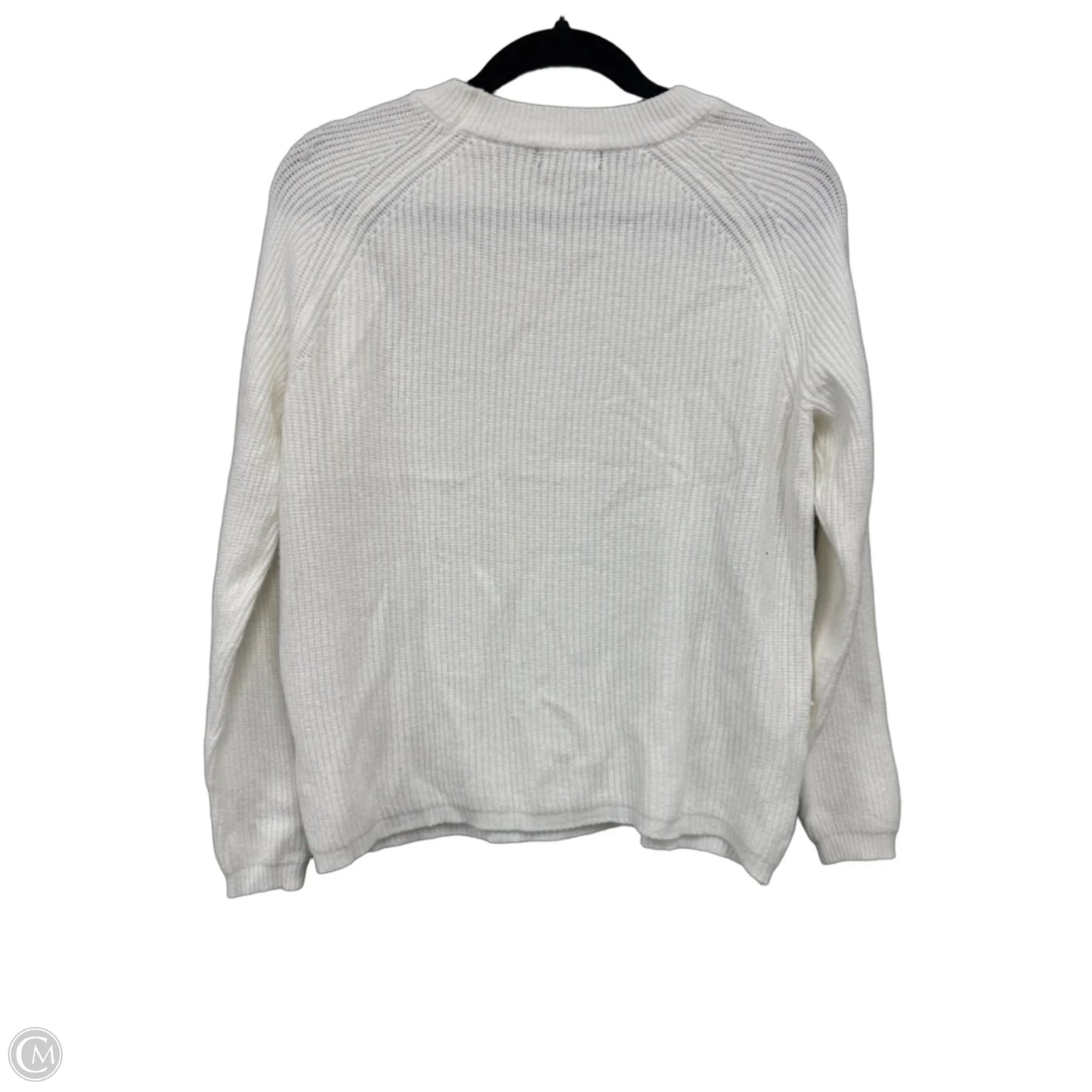 Sweater By Tahari In White, Size: M