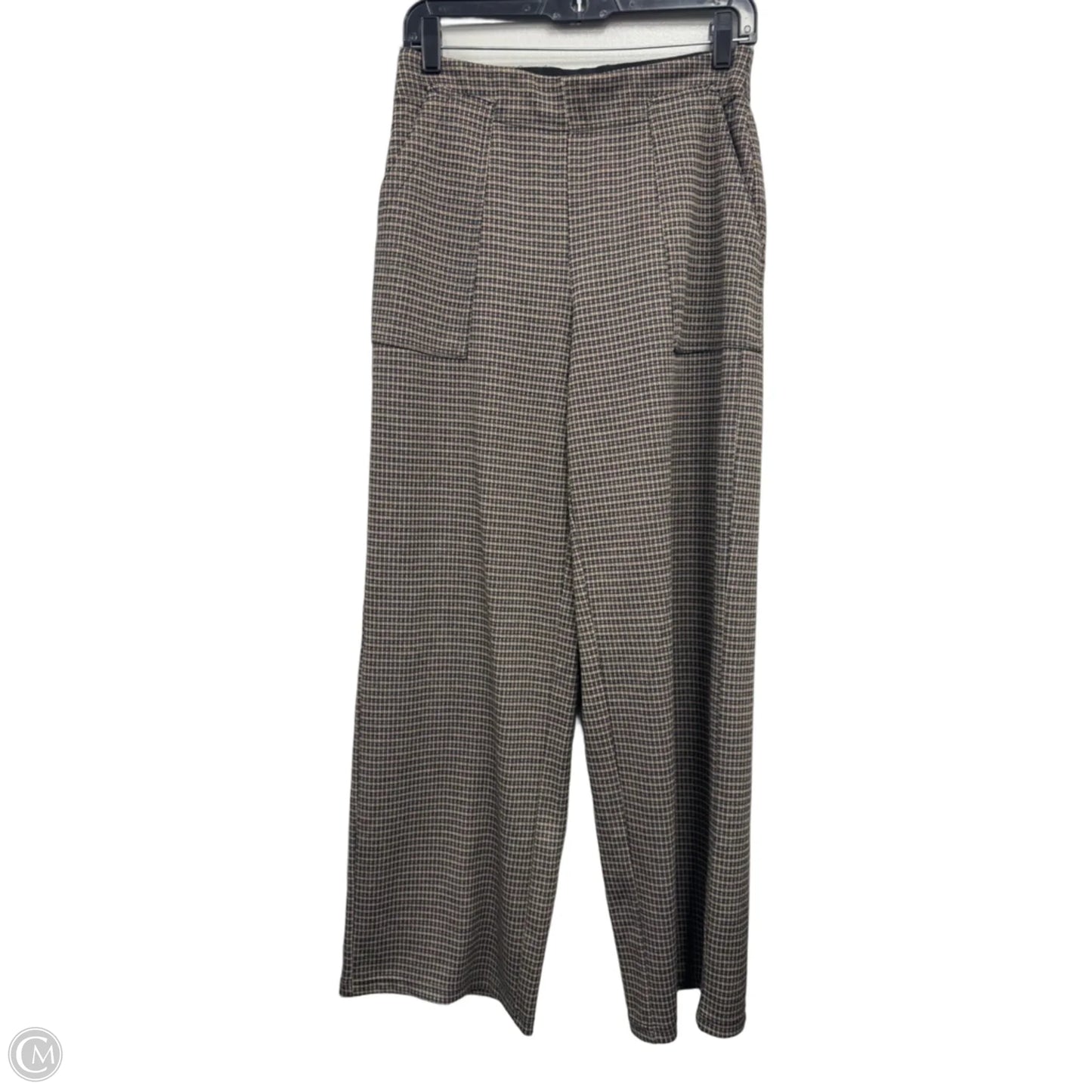 Pants Wide Leg By Max Studio In Black & Cream, Size: S