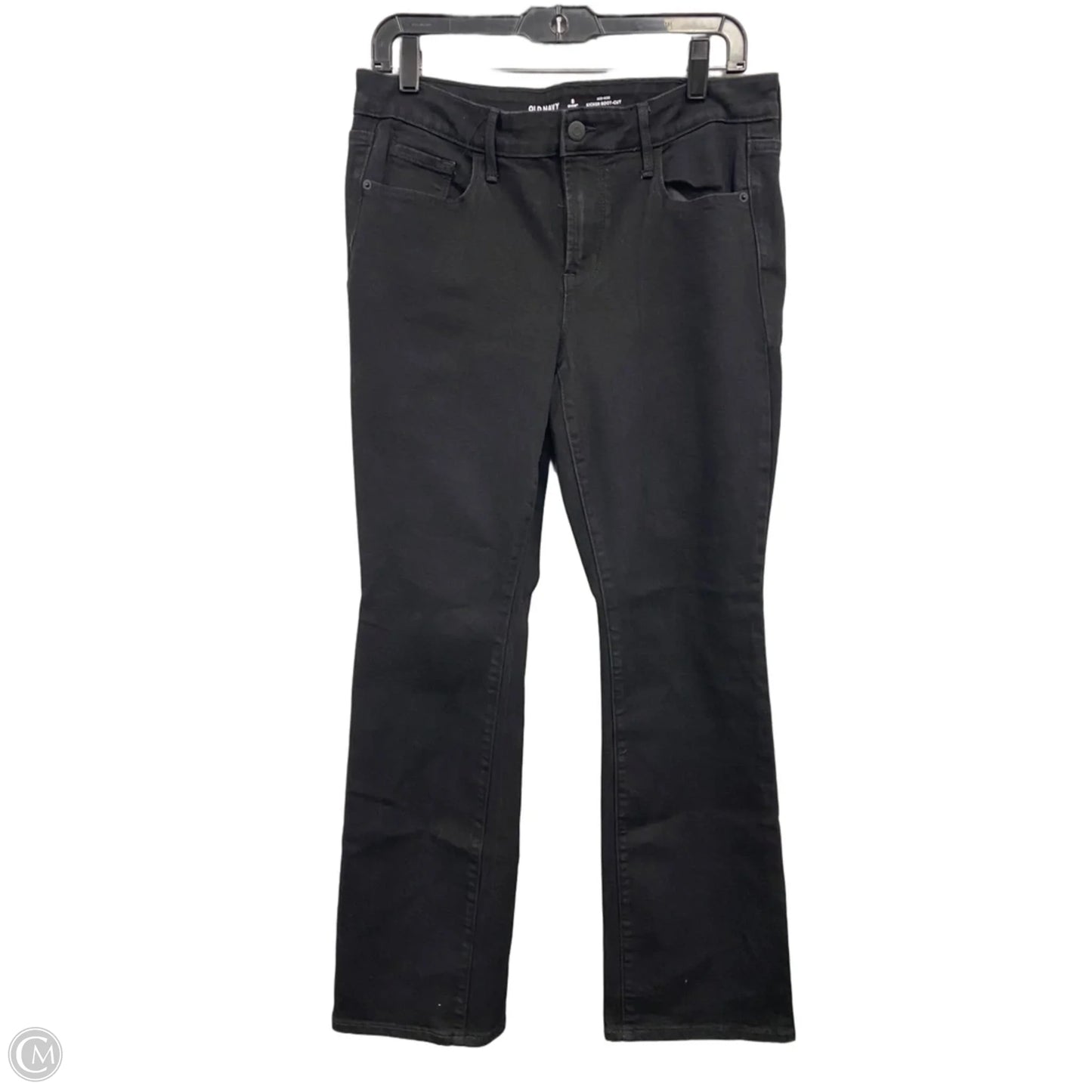 Jeans Boot Cut By Old Navy In Black Denim, Size: 8