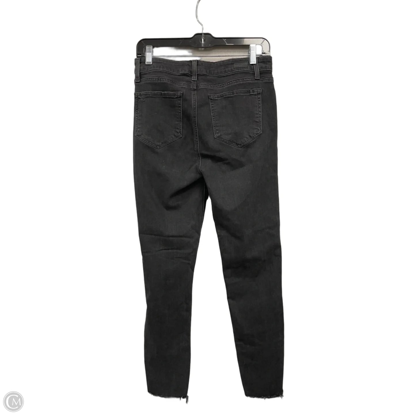 Jeans Skinny By Paige In Black Denim, Size: 8