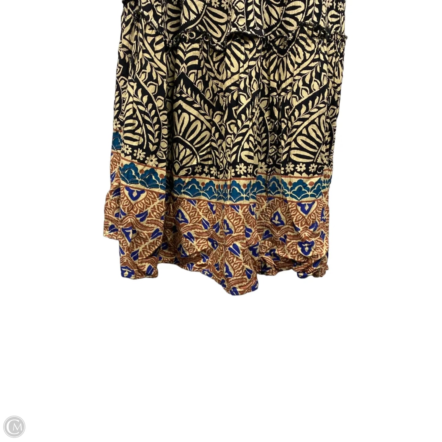 Dress Casual Midi By Angie In Black & Cream, Size: S