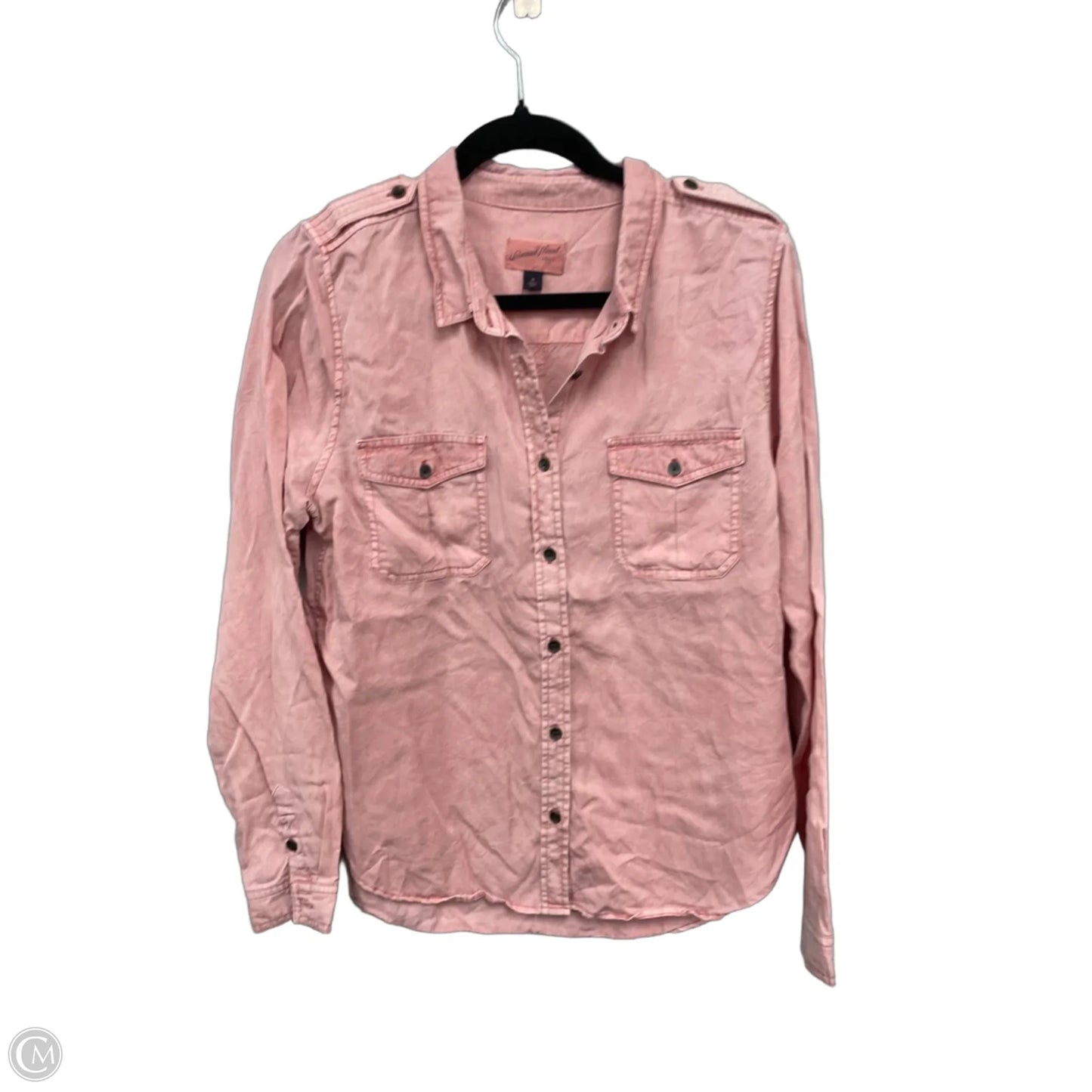 Top Long Sleeve By Universal Thread In Pink, Size: M
