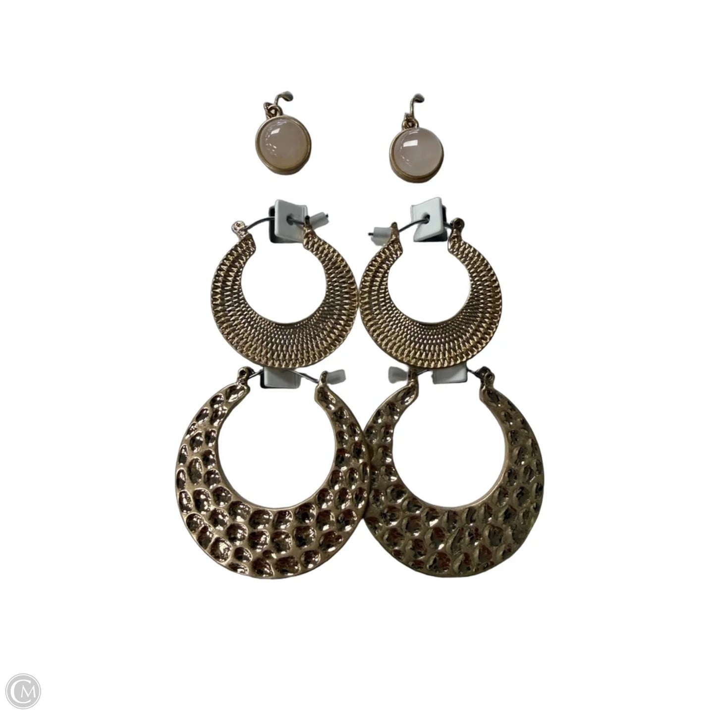Earrings Hoop By Clothes Mentor, Size: 03 Piece Set