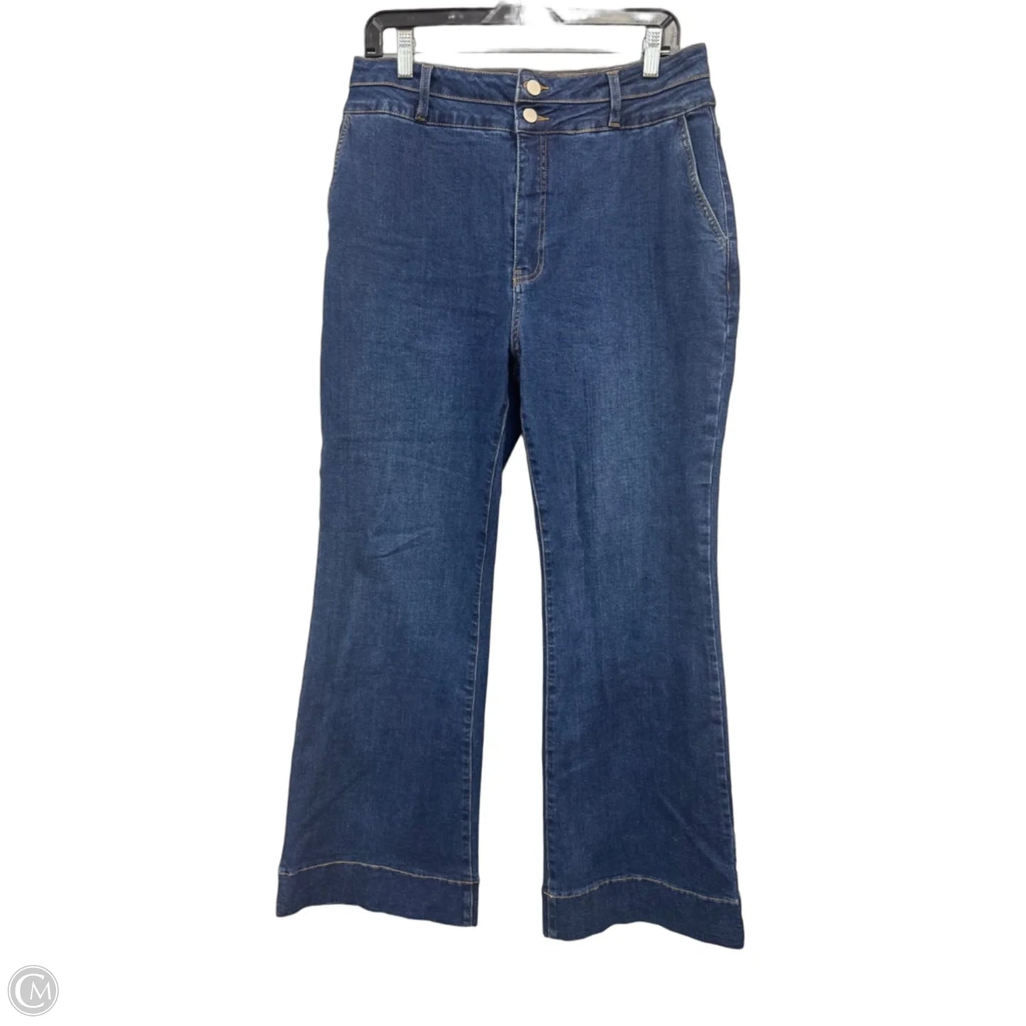 Jeans Wide Leg By Bagatelle In Blue Denim, Size: 12