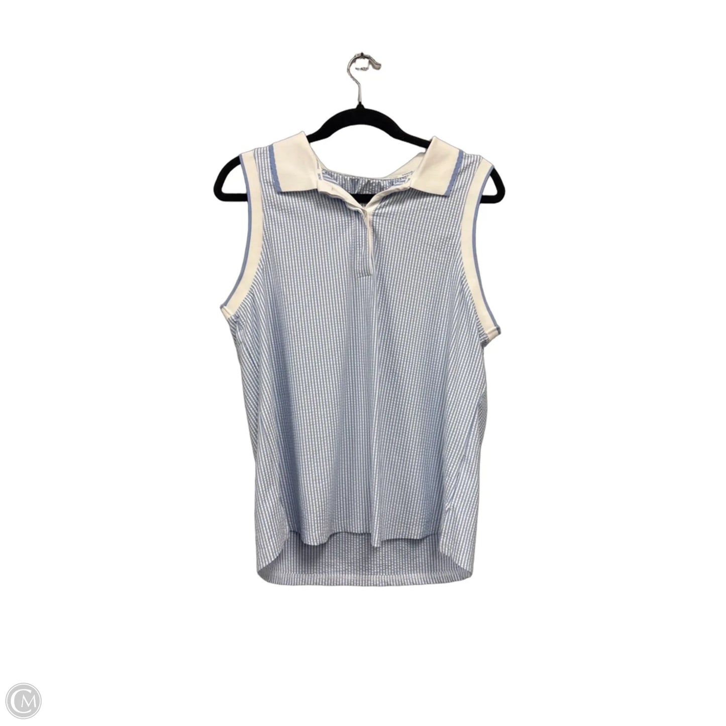 Athletic Tank Top By Rbx In Blue & White, Size: Xl