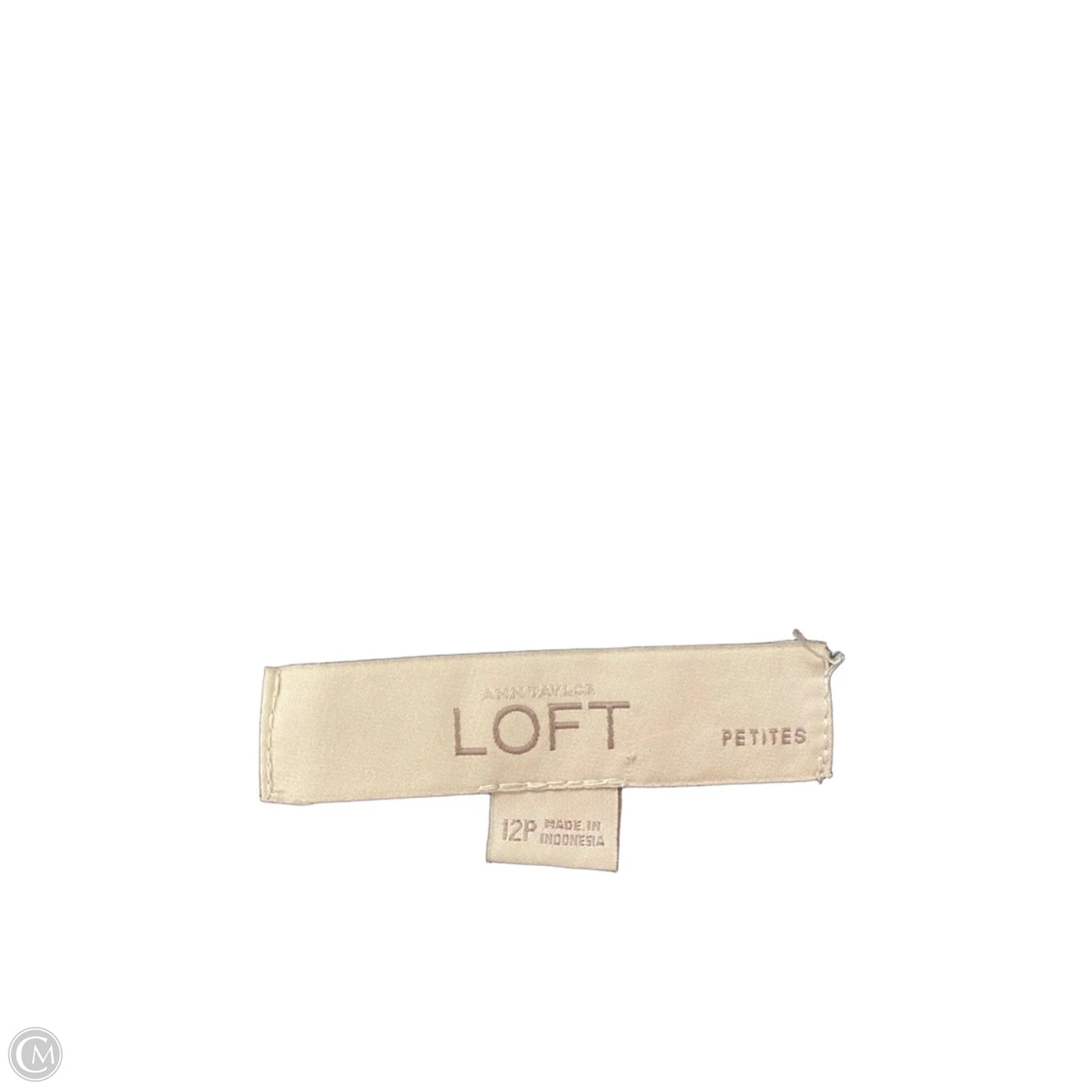 Dress Casual Short By Loft In Grey, Size: 12p