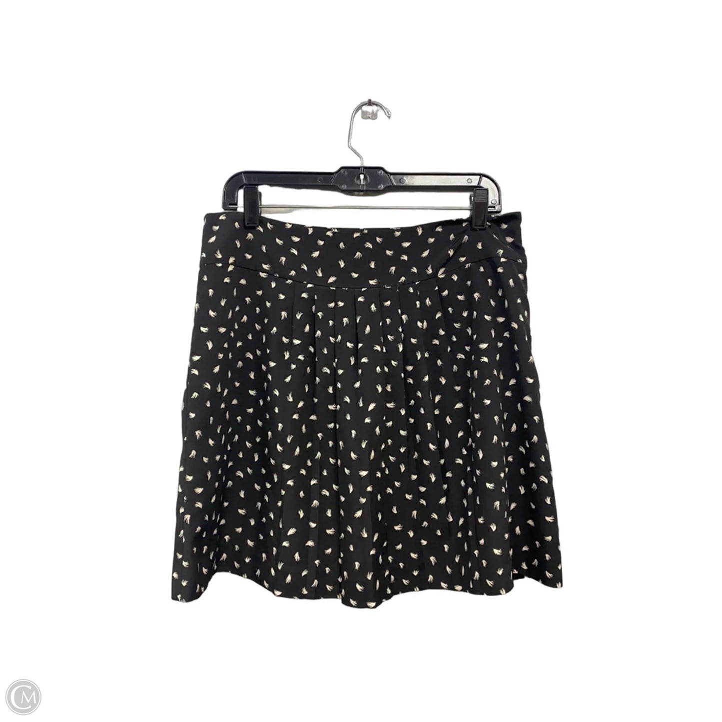 Skirt Mini & Short By Loft In Black & Cream, Size: 10p