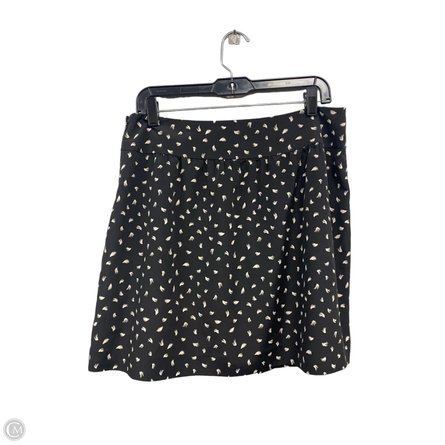 Skirt Mini & Short By Loft In Black & Cream, Size: 10p
